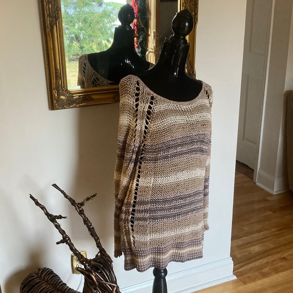 Free People Multicolor Knit Sweater